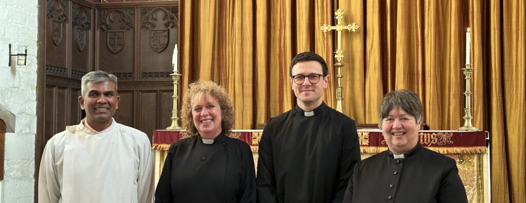 Sudharshan, Christine, Matt and Julie after their licensing