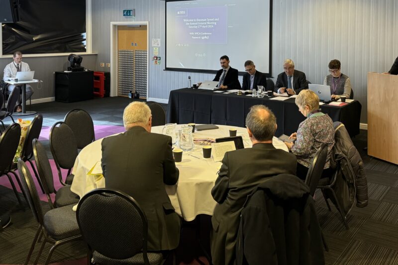 The Bishop of Lincoln giving his Presidential Address to Synod