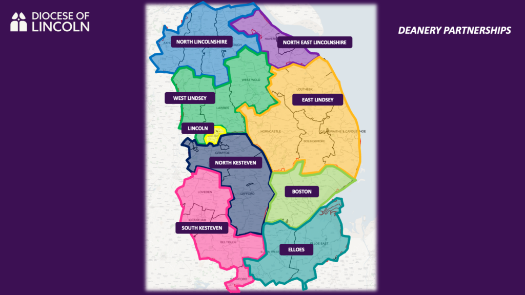Deaneries and Deanery Partnerships in 2026 - Lincoln Diocese