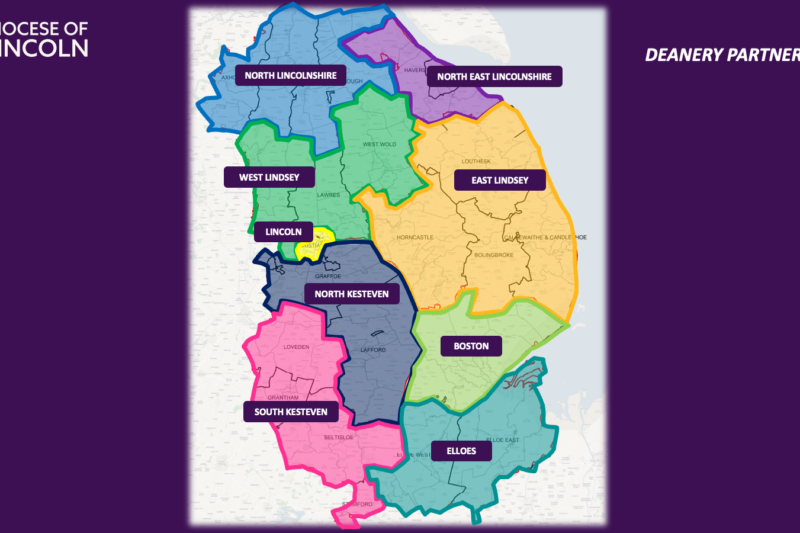 Map of Deanery Partnerships 2026